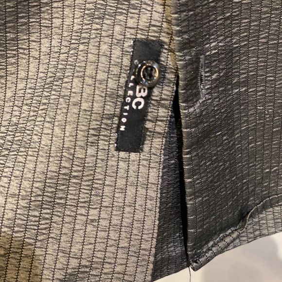 BC Collection Men’s Dark Grey Button Down SZ XL - Picture 4 of 4